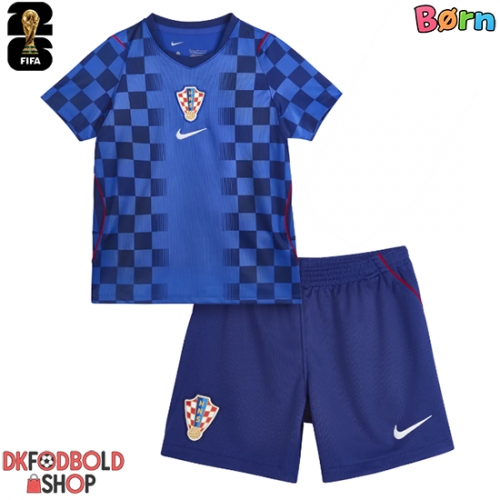 Kroatien Udebanesæt Børn VM 2026 Kort ærmer (+ korte bukser)